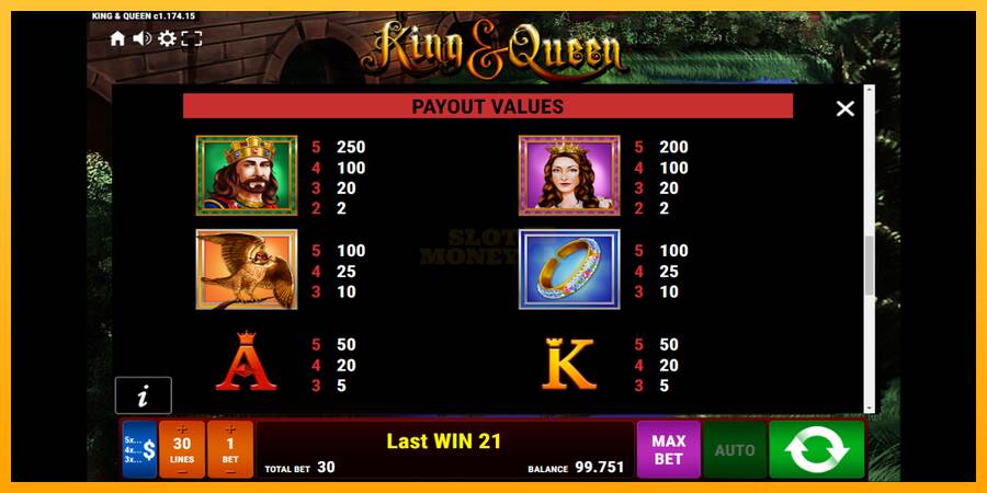 King Queen máquina de juego por dinero, imagen 6