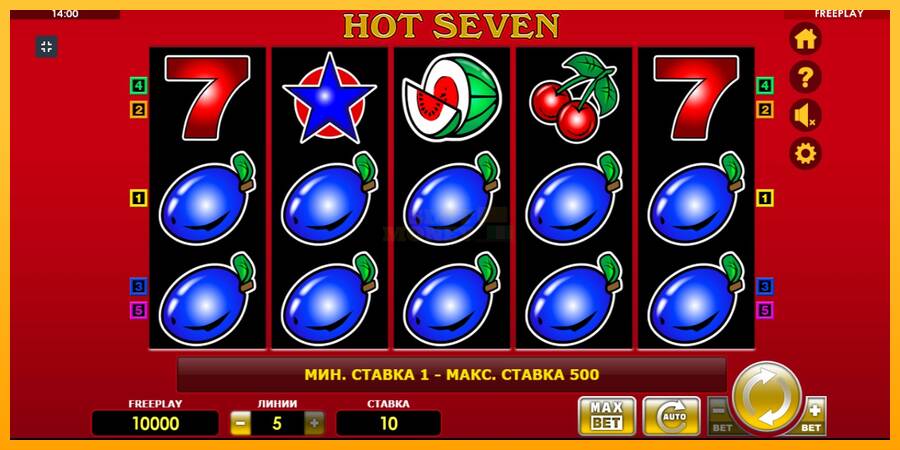 Hot Seven máquina de juego por dinero, imagen 1