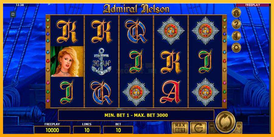 Admiral Nelson máquina de juego por dinero, imagen 1