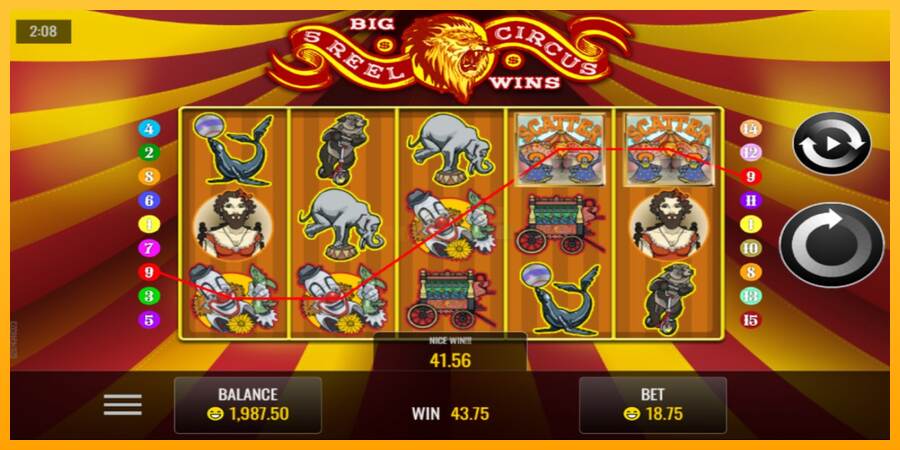 5 Reel Circus máquina de juego por dinero, imagen 2