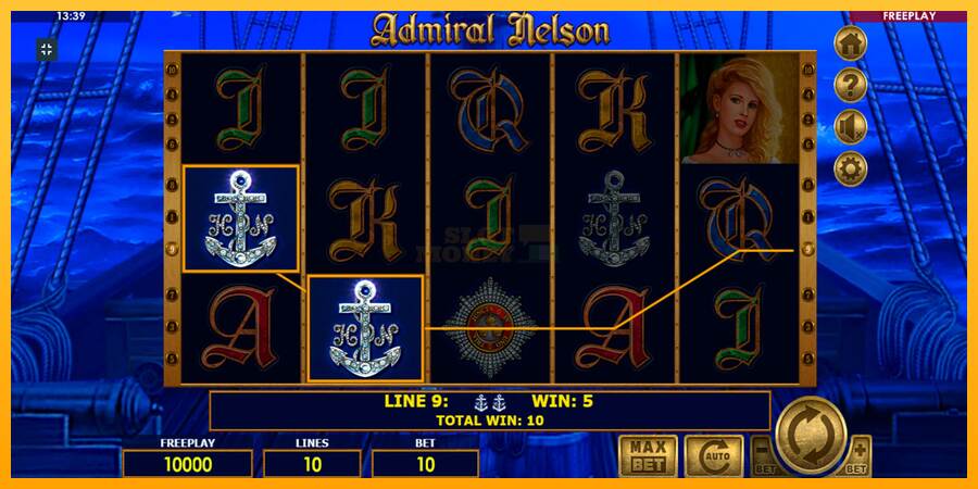 Admiral Nelson máquina de juego por dinero, imagen 4