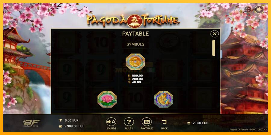 Pagoda of Fortune máquina de juego por dinero, imagen 5