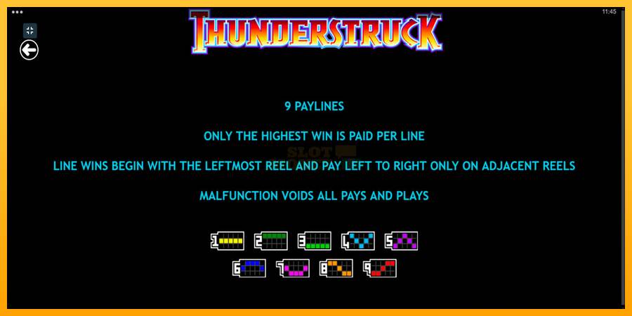 Thunderstruck máquina de juego por dinero, imagen 7