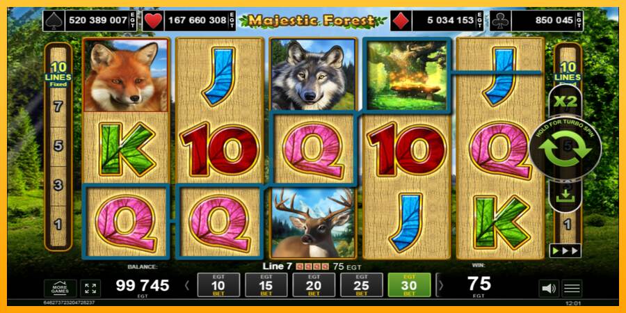 Majestic Forest máquina de juego por dinero, imagen 2