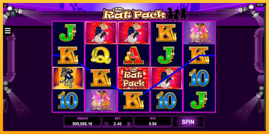 The Rat Pack máquina de juego por dinero, imagen 3