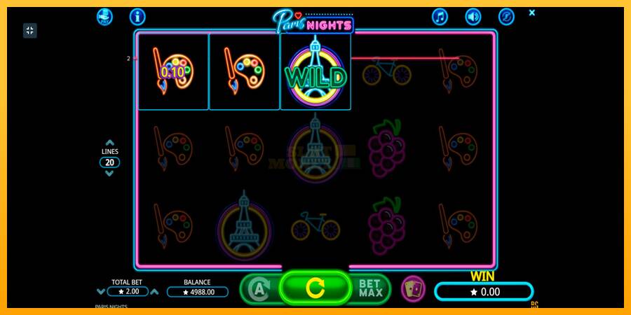 Paris Nights máquina de juego por dinero, imagen 2