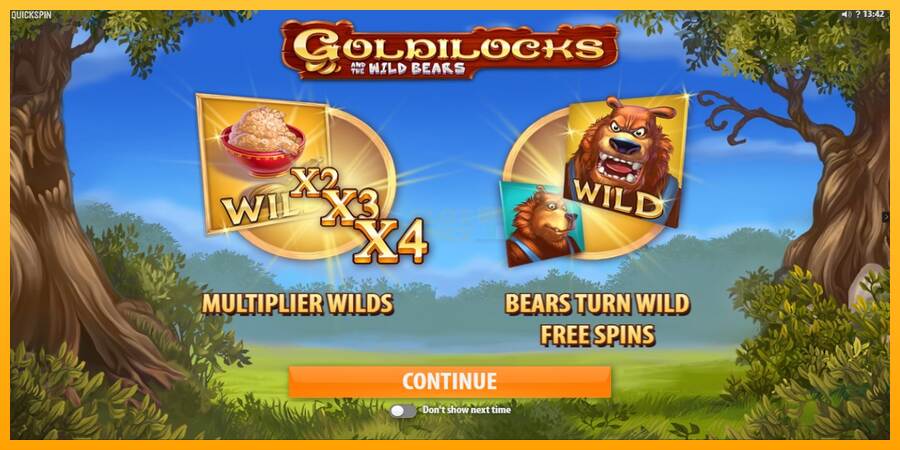 Goldilocks and the Wild Bears máquina de juego por dinero, imagen 1