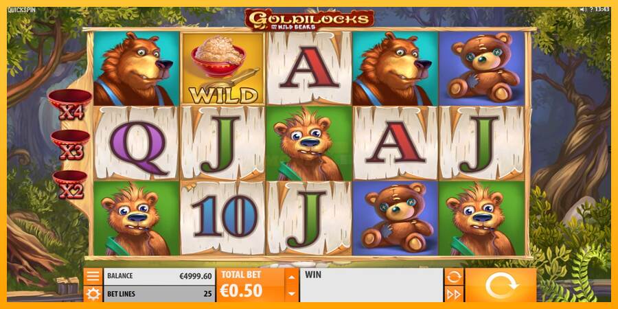 Goldilocks and the Wild Bears máquina de juego por dinero, imagen 2