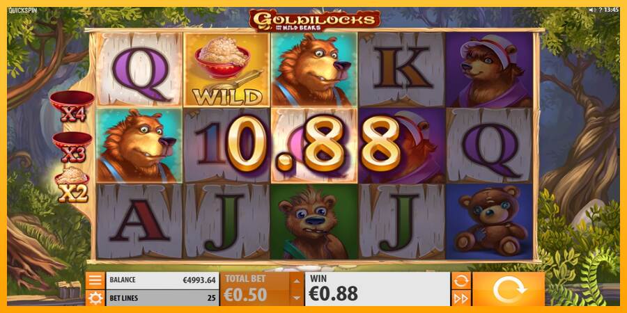 Goldilocks and the Wild Bears máquina de juego por dinero, imagen 3