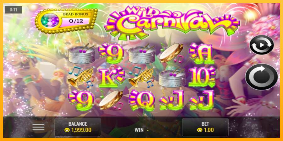 Wild Carnival máquina de juego por dinero, imagen 1