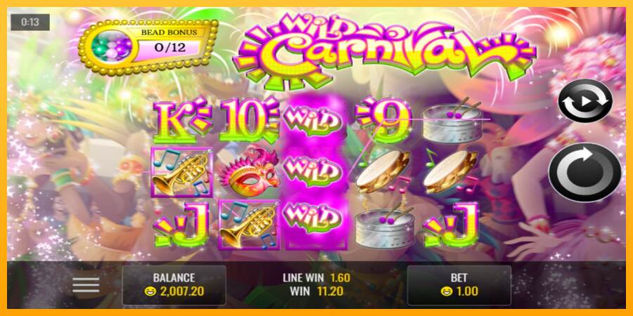 Wild Carnival máquina de juego por dinero, imagen 2