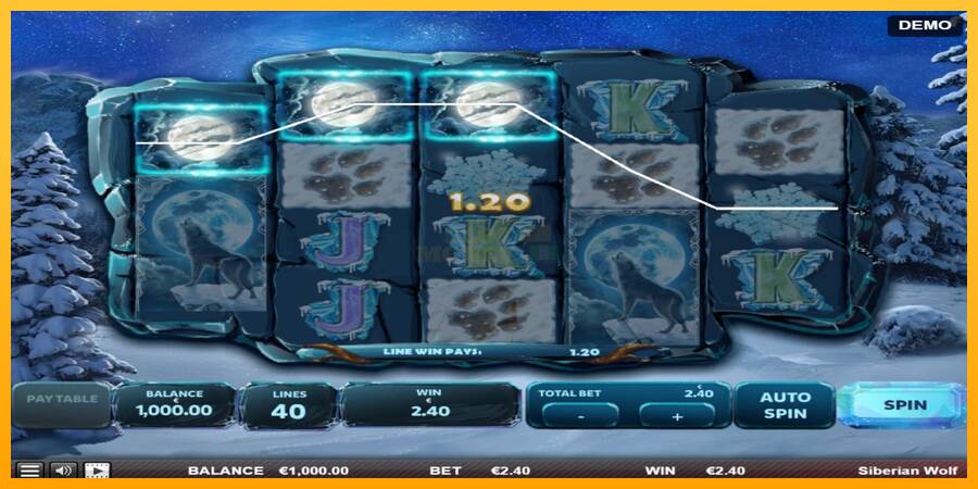 Siberian Wolf máquina de juego por dinero, imagen 2