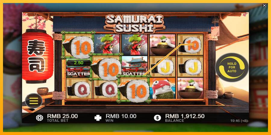 Samurai Sushi máquina de juego por dinero, imagen 3