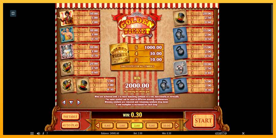 Golden Ticket máquina de juego por dinero, imagen 5