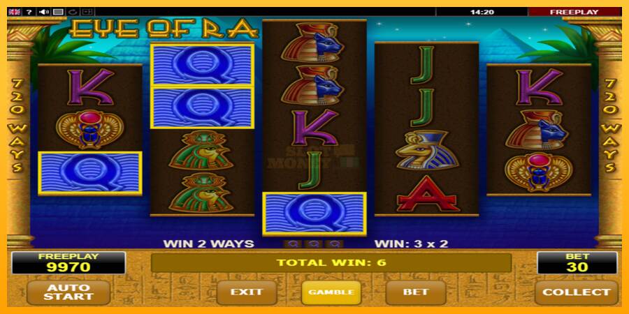 Eye of Ra máquina de juego por dinero, imagen 3