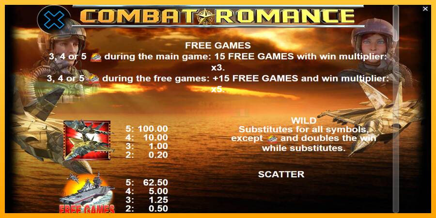 Combat Romance máquina de juego por dinero, imagen 5