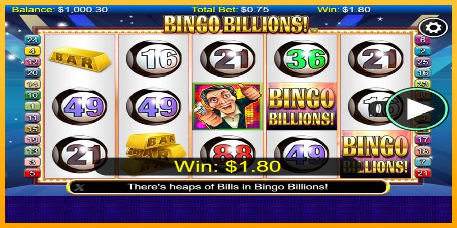 Bingo Billions máquina de juego por dinero, imagen 2