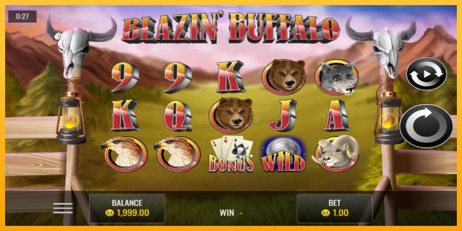 Blazin’ Buffalo máquina de juego por dinero, imagen 1