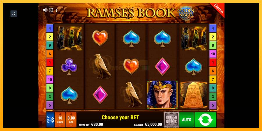 Ramses Book Golden Nights máquina de juego por dinero, imagen 2