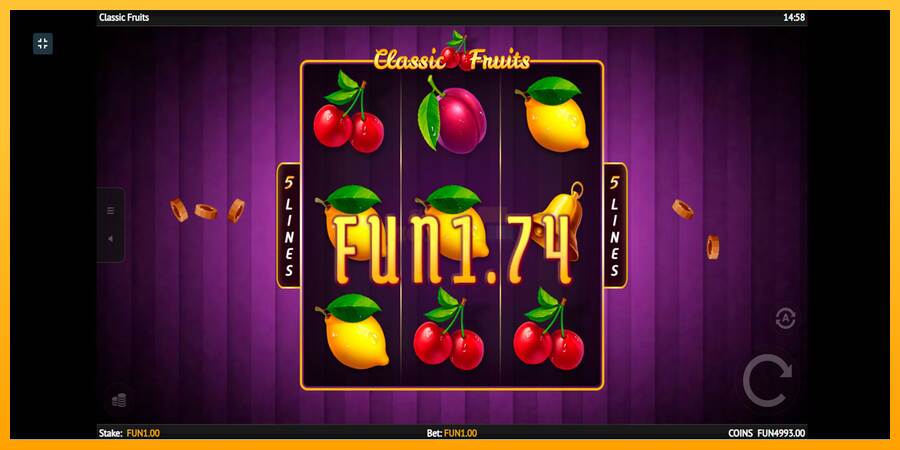 Classic Fruit máquina de juego por dinero, imagen 2