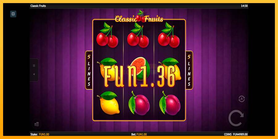 Classic Fruit máquina de juego por dinero, imagen 3