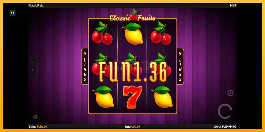 Classic Fruit máquina de juego por dinero, imagen 4