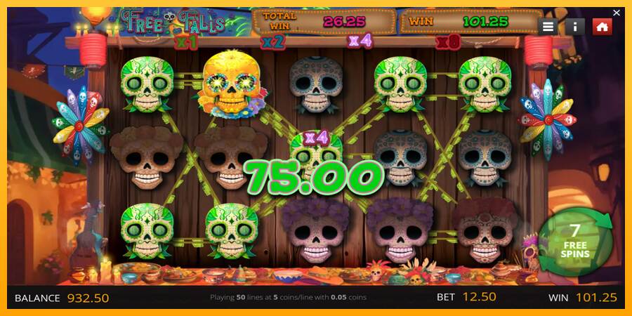 Calavera Cascades máquina de juego por dinero, imagen 3