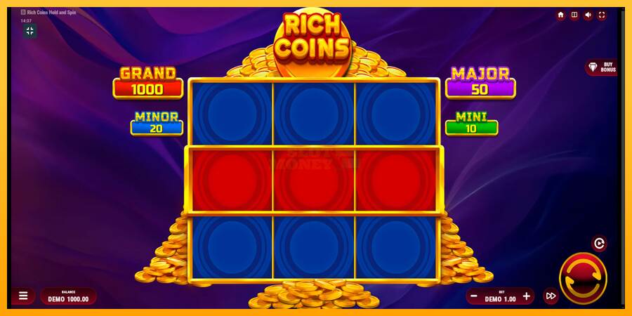 Rich Coins Hold and Spin máquina de juego por dinero, imagen 1