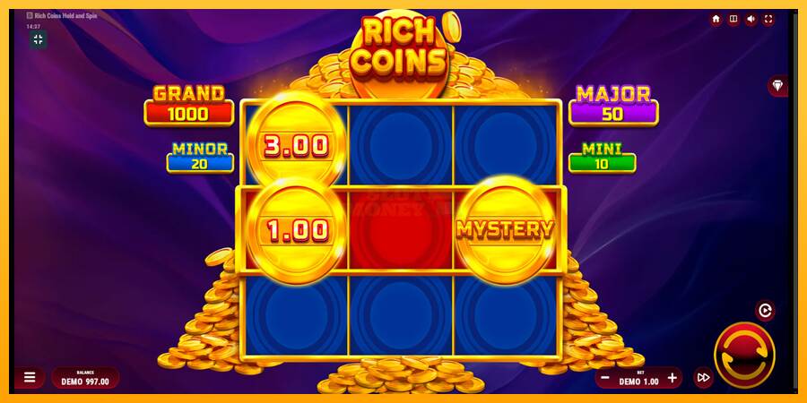 Rich Coins Hold and Spin máquina de juego por dinero, imagen 2