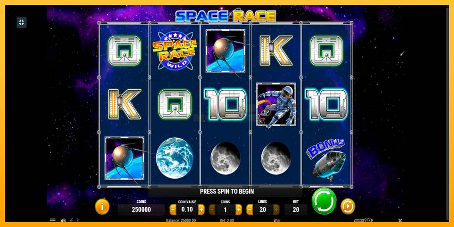 Space Race máquina de juego por dinero, imagen 1