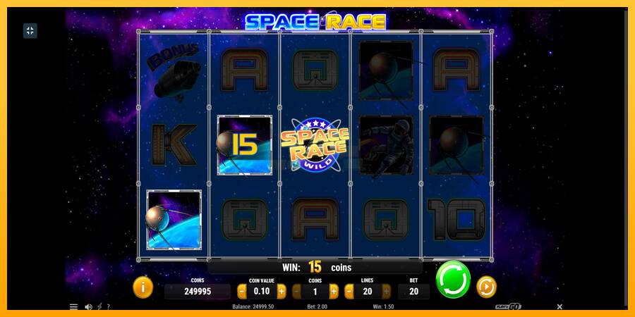 Space Race máquina de juego por dinero, imagen 2