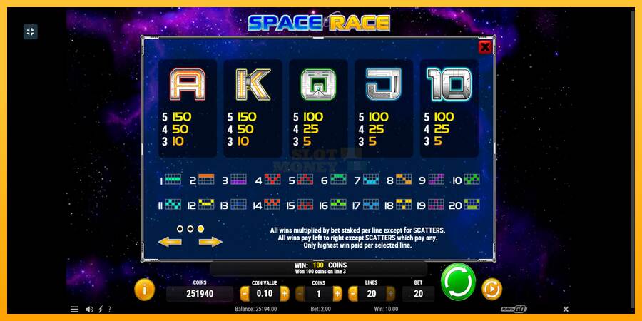 Space Race máquina de juego por dinero, imagen 7