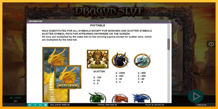 Dragon Slot máquina de juego por dinero, imagen 5