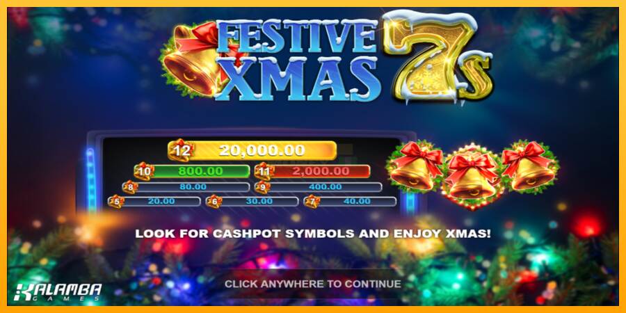 Festive Xmas 7s máquina de juego por dinero, imagen 1