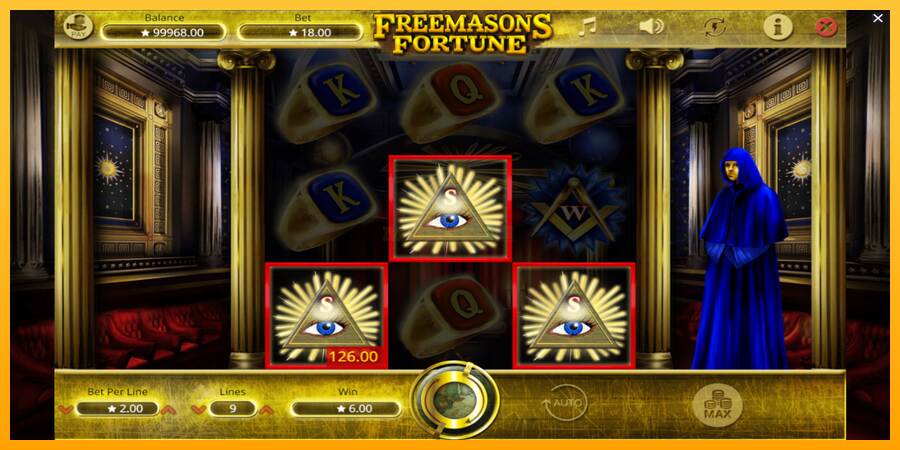 Freemasons Fortune máquina de juego por dinero, imagen 4