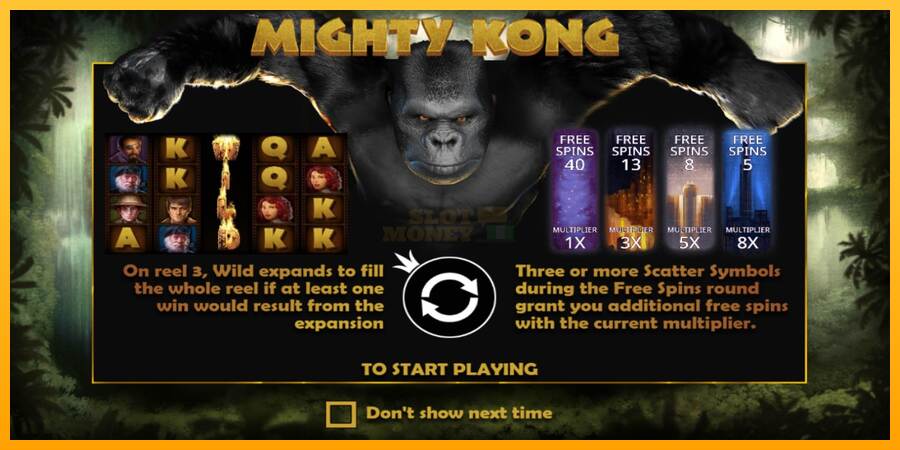 Mighty Kong máquina de juego por dinero, imagen 1