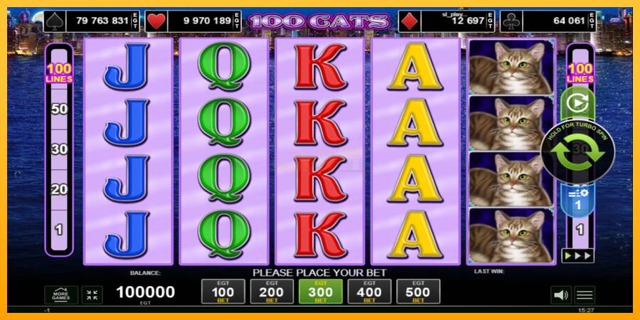 100 Cats máquina de juego por dinero, imagen 1