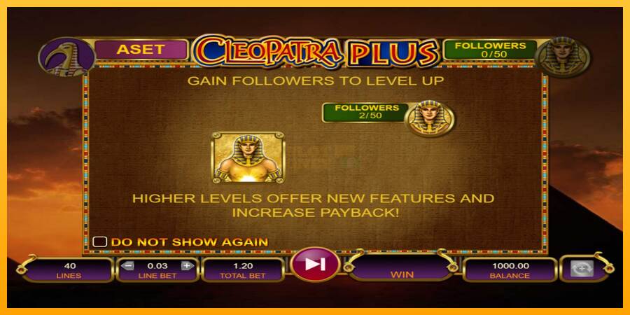 Cleopatra Plus máquina de juego por dinero, imagen 1