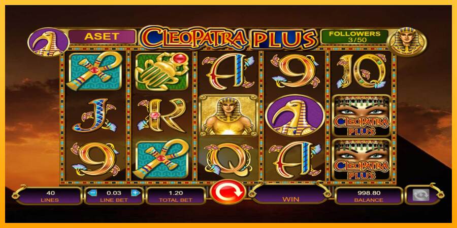 Cleopatra Plus máquina de juego por dinero, imagen 2