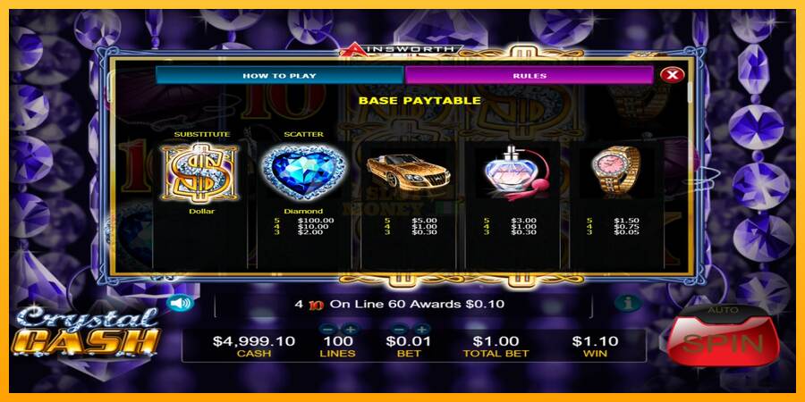 Crystal Cash máquina de juego por dinero, imagen 3