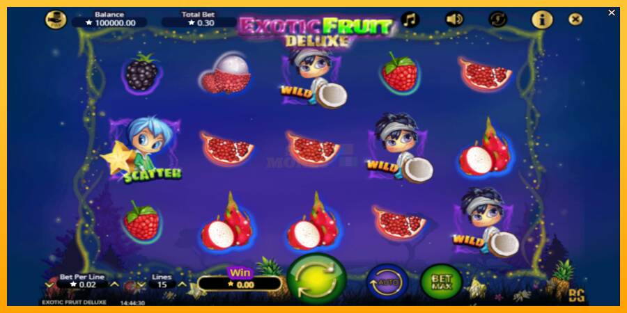 Exotic Fruit Deluxe máquina de juego por dinero, imagen 2