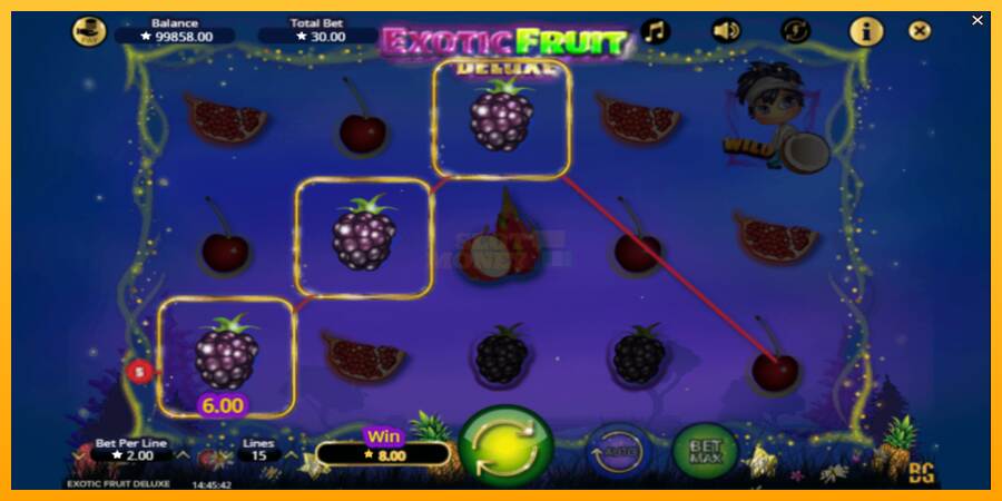 Exotic Fruit Deluxe máquina de juego por dinero, imagen 4