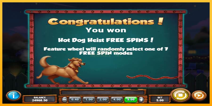 Hot Dog Heist máquina de juego por dinero, imagen 3