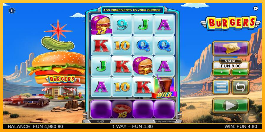 Burgers máquina de juego por dinero, imagen 3