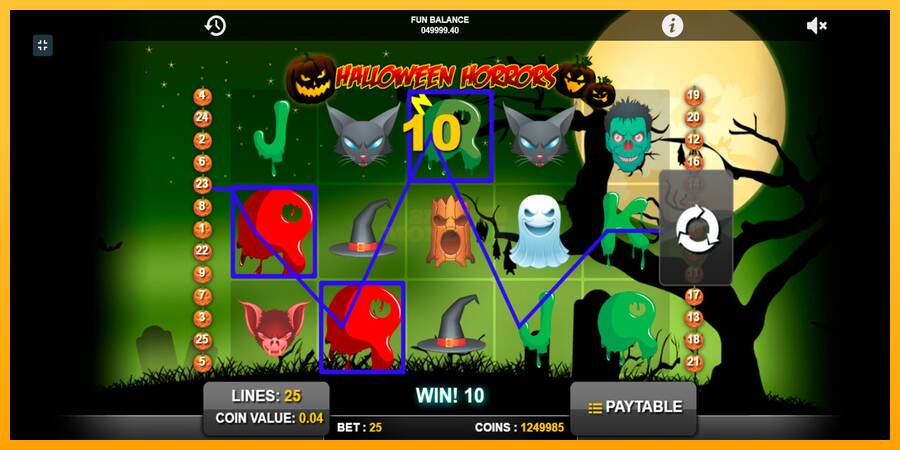 Halloween Horrors máquina de juego por dinero, imagen 2