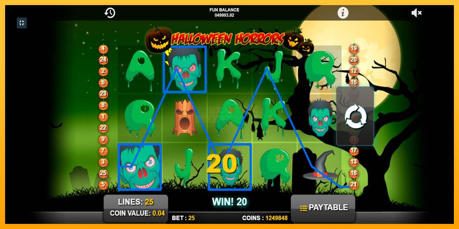 Halloween Horrors máquina de juego por dinero, imagen 4