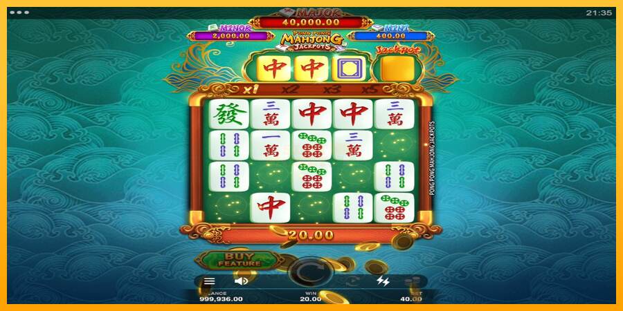 Pong Pong Mahjong Jackpots máquina de juego por dinero, imagen 3