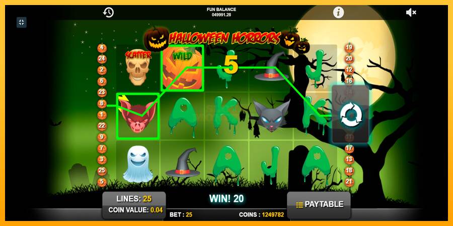 Halloween Horrors máquina de juego por dinero, imagen 7