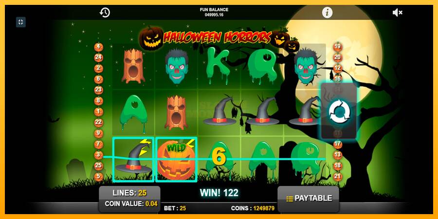 Halloween Horrors máquina de juego por dinero, imagen 8