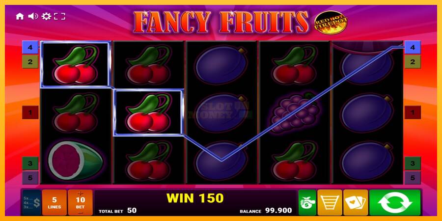 Fancy Fruits Red Hot Firepot máquina de juego por dinero, imagen 2